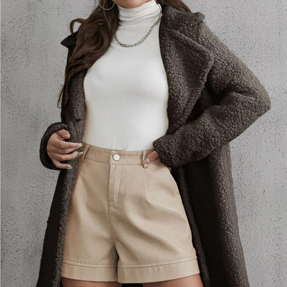 Chocolate Brown Teddy Coat